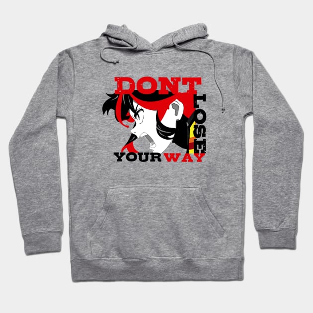 Don't Lose Your Way Hoodie by 1PlayerDesigns